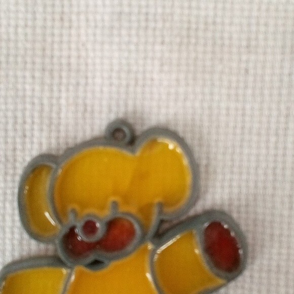 Teddy Bear Family Stained Glass Sun Catcher Rainbow Balloons - Picture 10 of 11